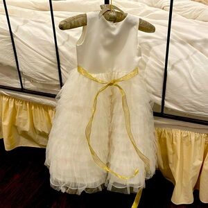 White Flower Girl Bridal Size Three - Gorgeous!